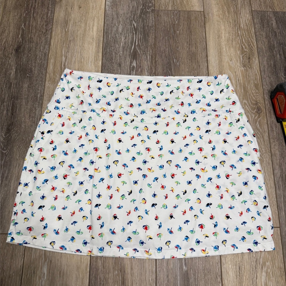 #4) Colorful Patterned Skort